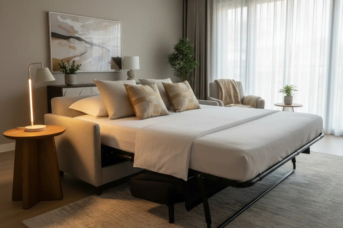 Transformez votre lit d'appoint avec un surmatelas pour clic clac inconfortable à mémoire de forme