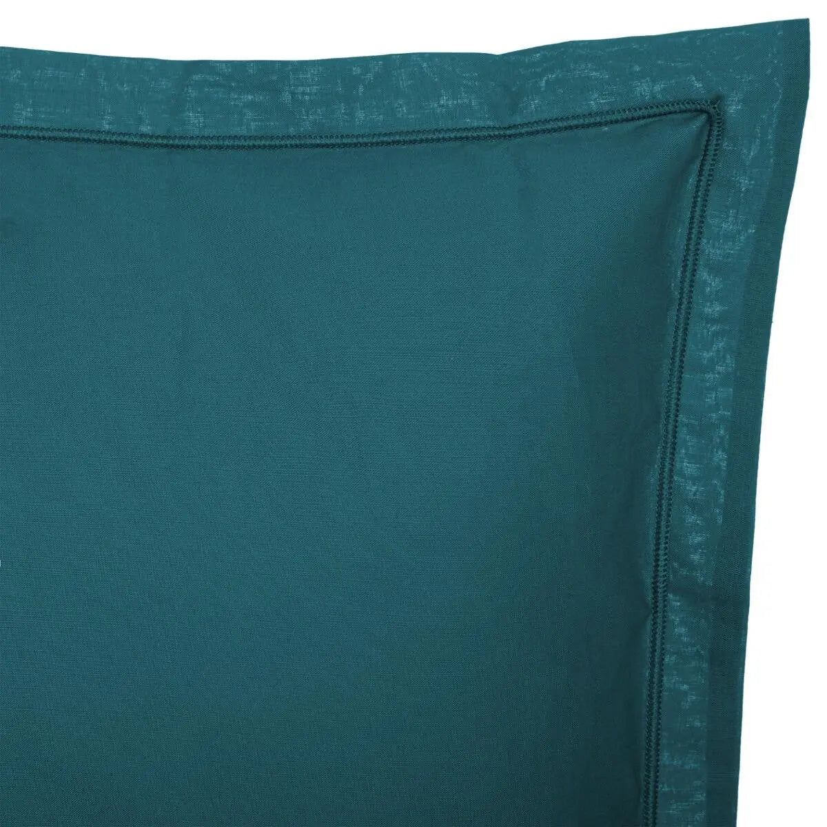 Taie d'oreiller coton Bleu canard - 50x70 cm ZenPur