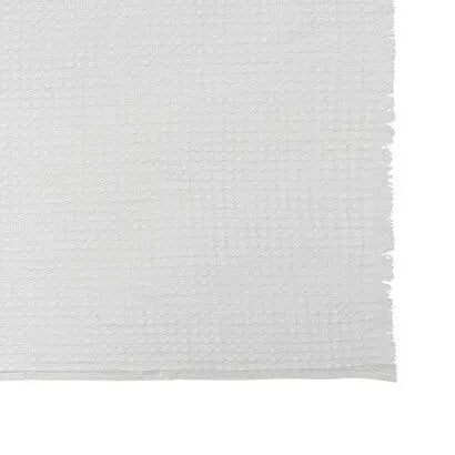 Jeté de Lit Blanc Abeil Widdy - 130x180 cm ZenPur