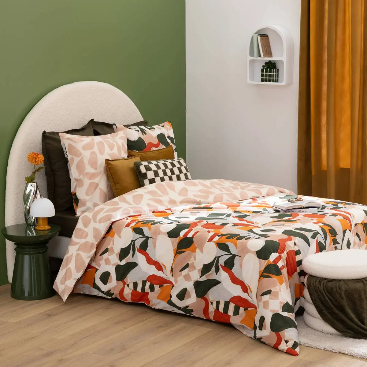 Parure de lit imprimée Multicolore Atisi - 240x220 cm ZenPur