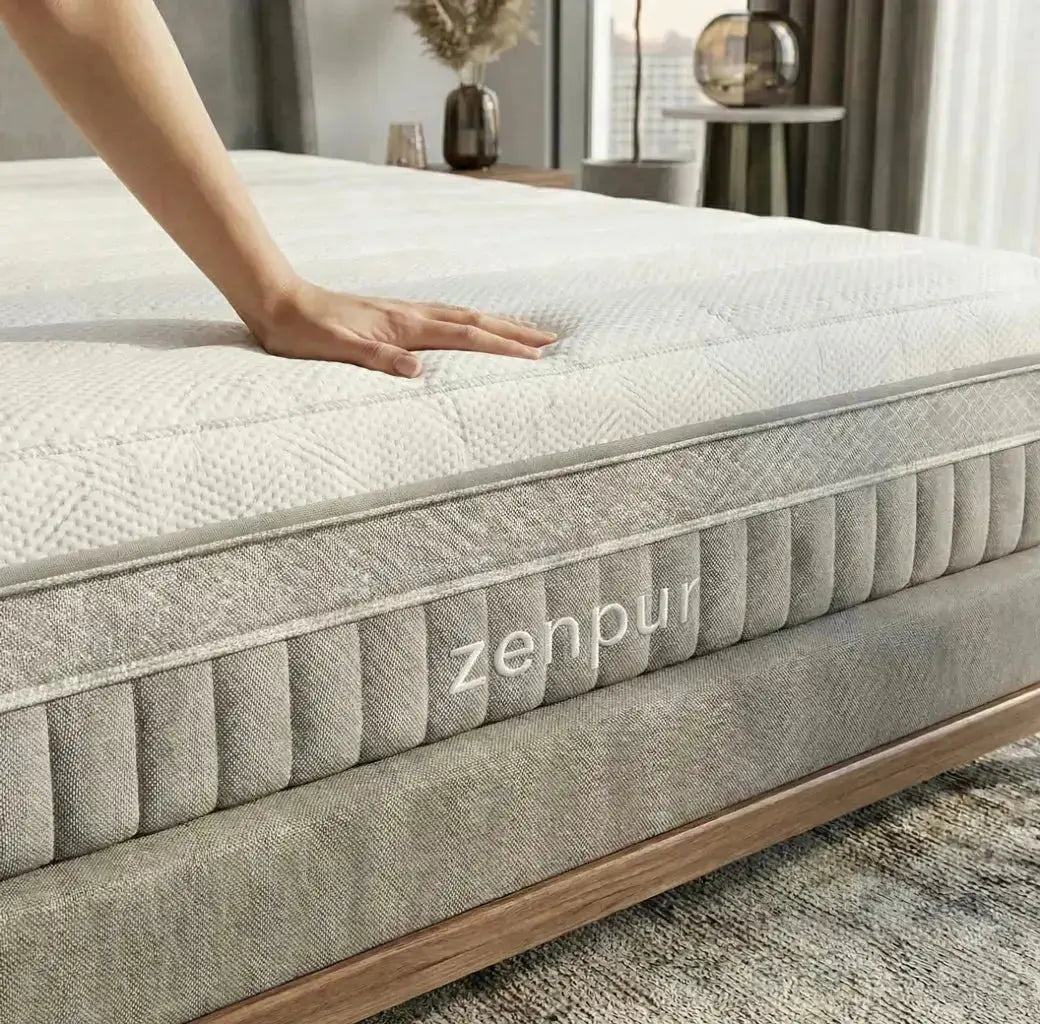 Matelas Hybride Mémoire de Forme Visco Aircell® Elite - Qualité Premium ZenPur