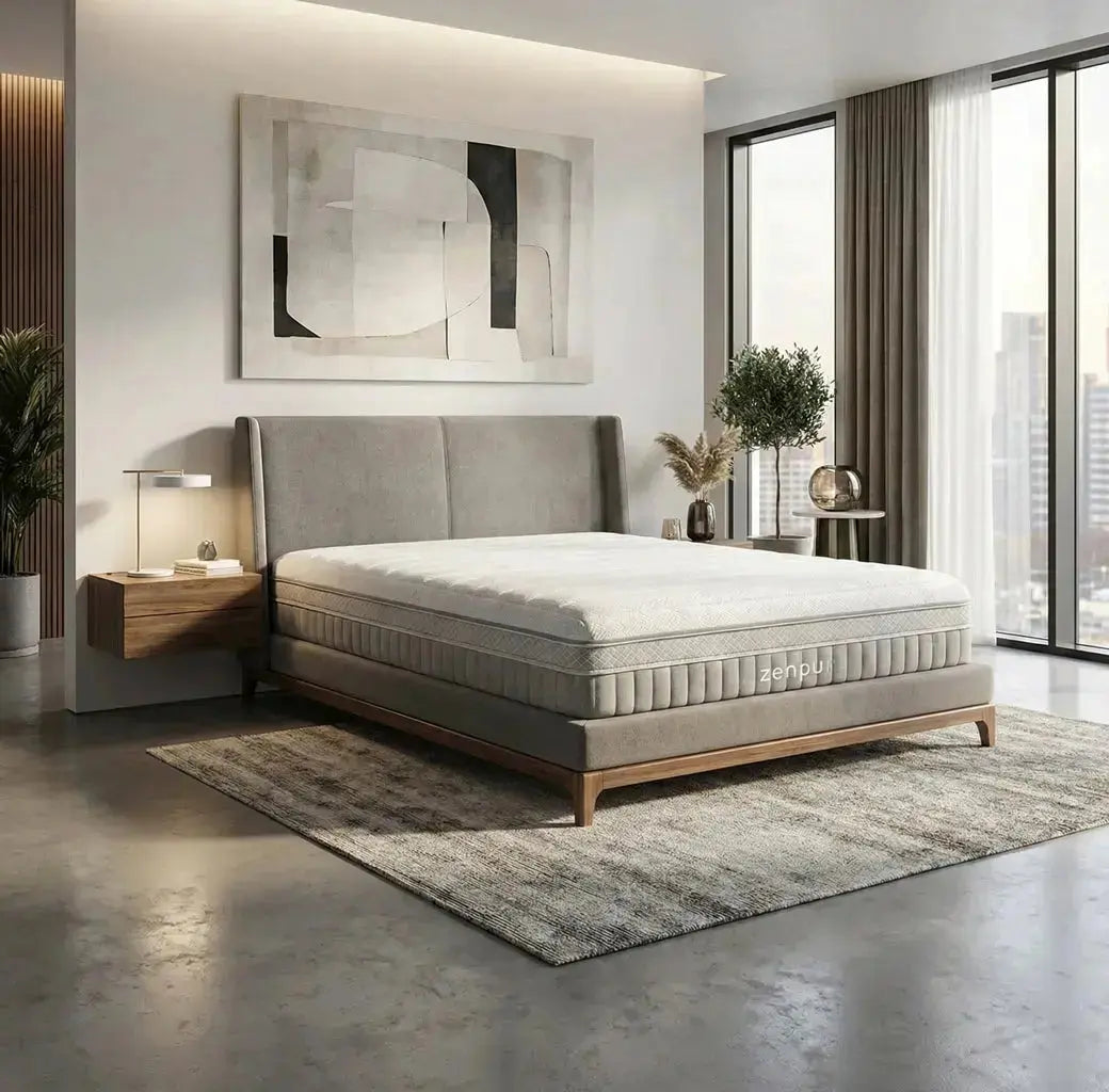 Matelas Hybride Mémoire de Forme Visco Aircell® Elite - Qualité Premium ZenPur
