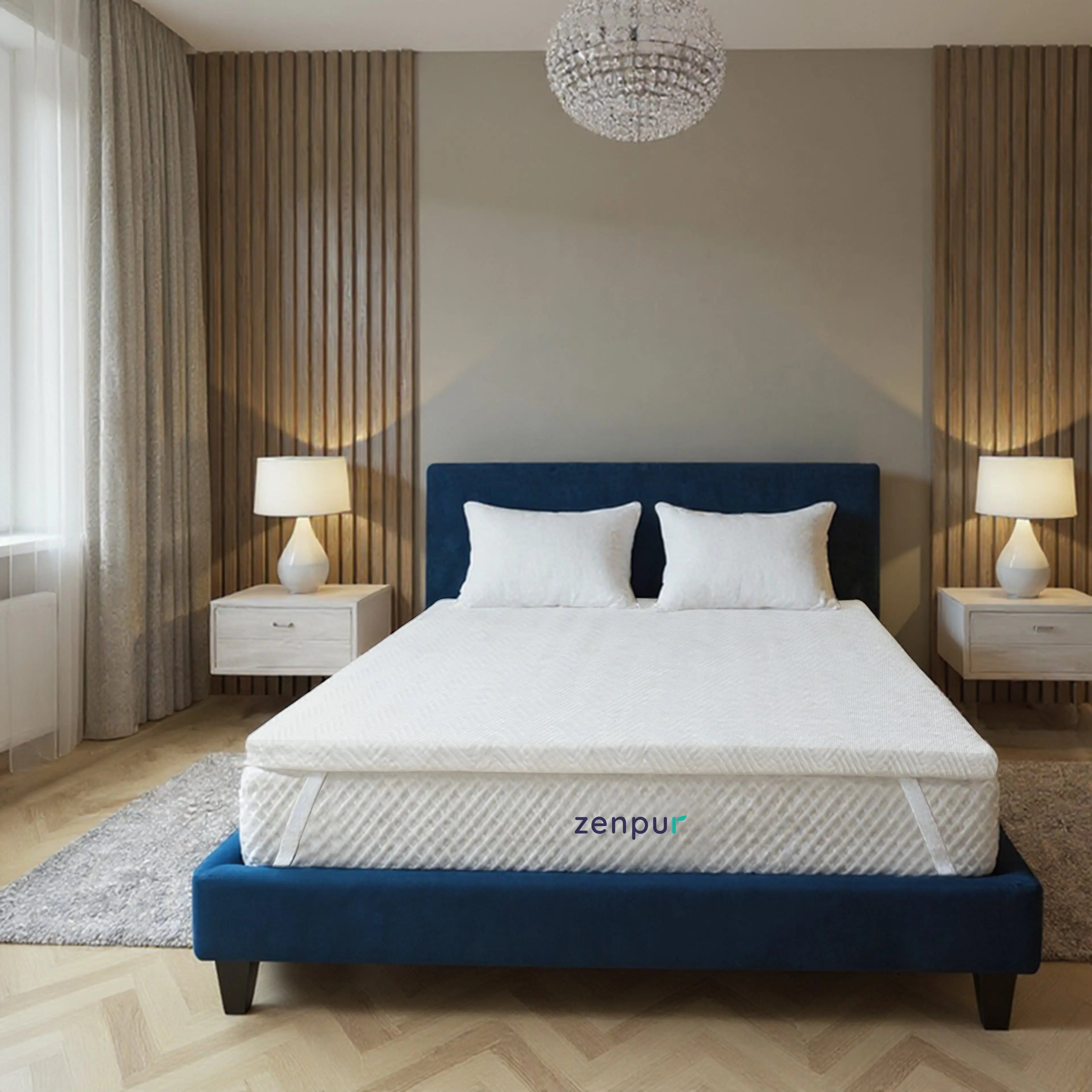 Surmatelas Rafraichissant ZenPur - Mémoire de Forme & Technologie Cool Touch ZenPur