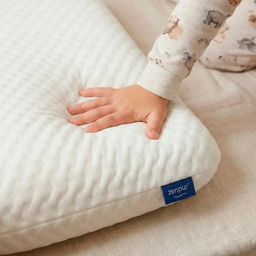 Oreiller Enfant Moelleux Ergonomique à Mémoire de Forme - 6 à 10 ans (40 x 60 cm) ZenPur