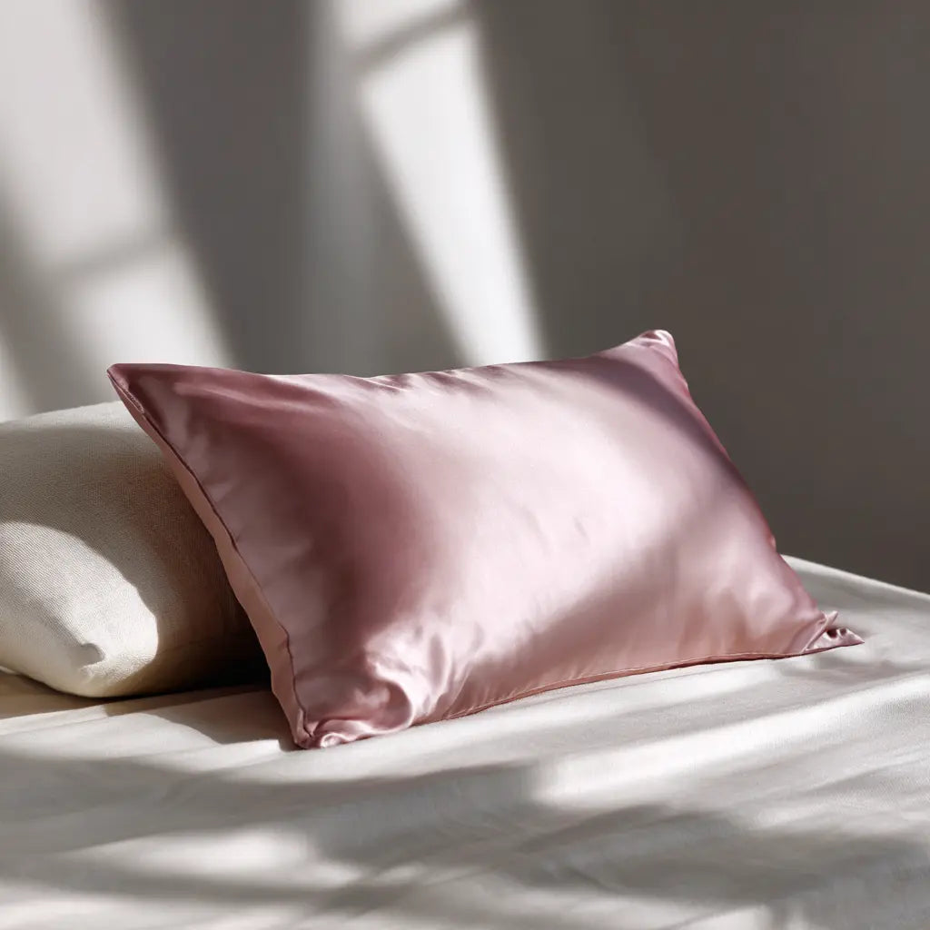 Taie d'Oreiller en Soie Rose 100% murier - 50x70 ZenPur